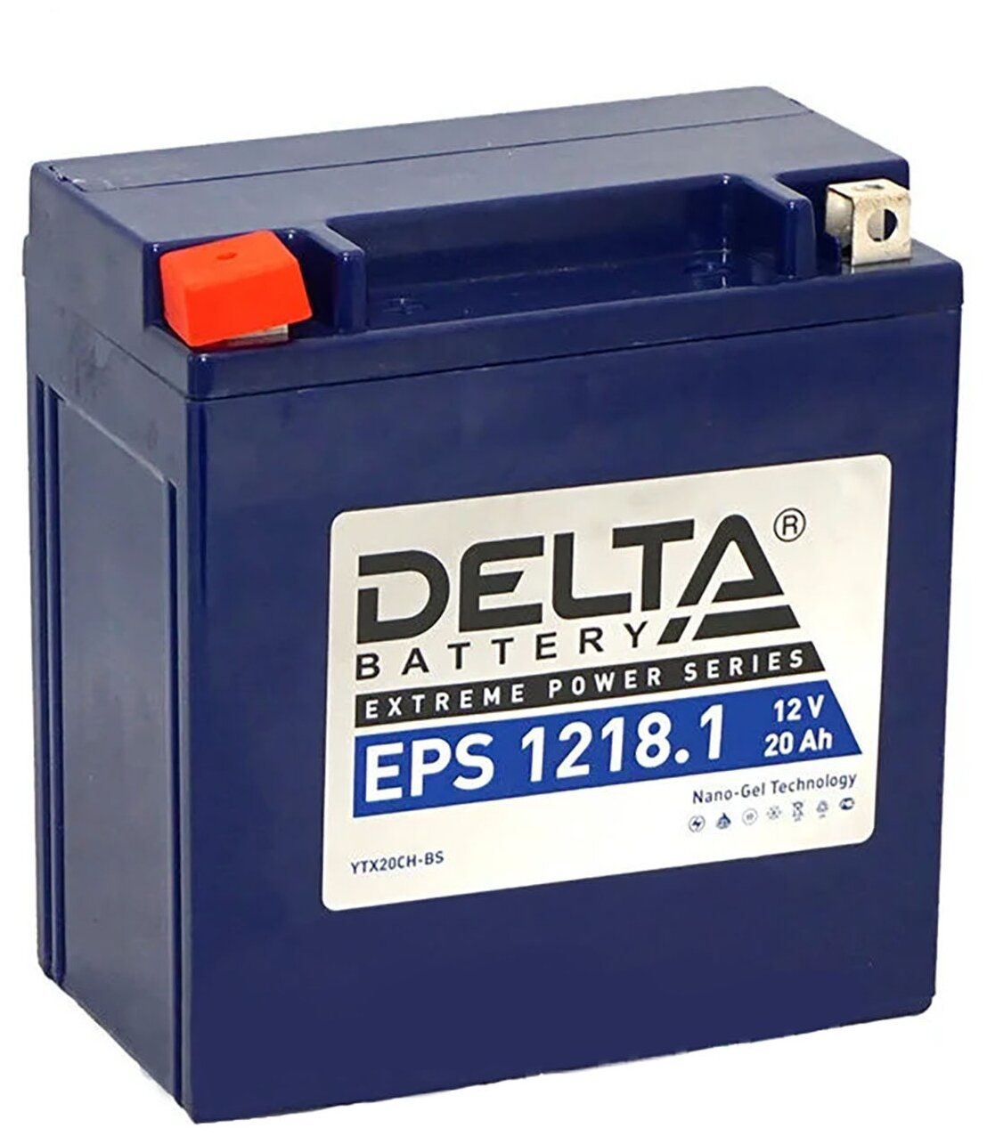 Аккумулятор DELTA Battery EPS 1218.1 12В / 18А·ч