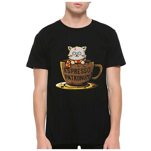Футболка DreamShirts Espresso Patronum Мужская черная S