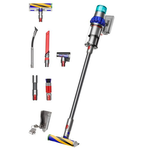 Пылесос Dyson V15 Detect (SV47) HEPA HK, blue/nickel