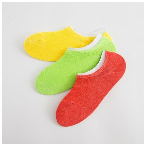 Носки Minaku, размер 23/25 комплект укороченных носков 10 шт tss807 3 tuosite разноцветный 39 41