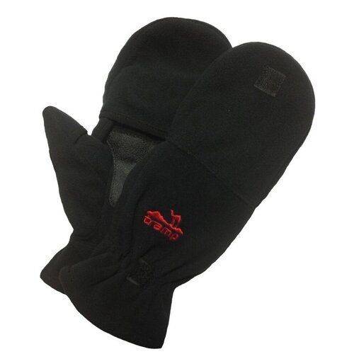 фото Tramp варежки fleece мужские (черный) / l/xl