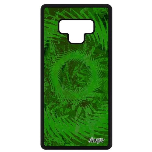 фото Защитный чехол для смартфона // samsung galaxy note 9 // "мандала спираль" кольцо узор, utaupia, зеленый