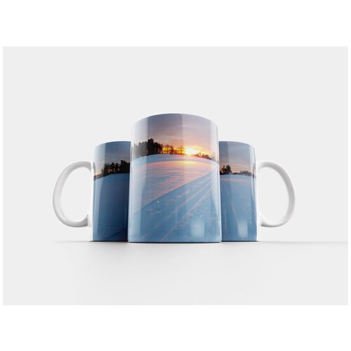 фото Кружка "снег, зима, природа" 320 мл lotsprints