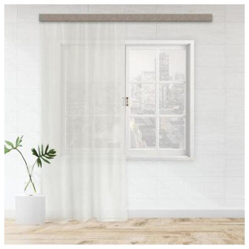 фото Штора witerra вуаль на ленте 6846885 260 см 1 шт бежевый