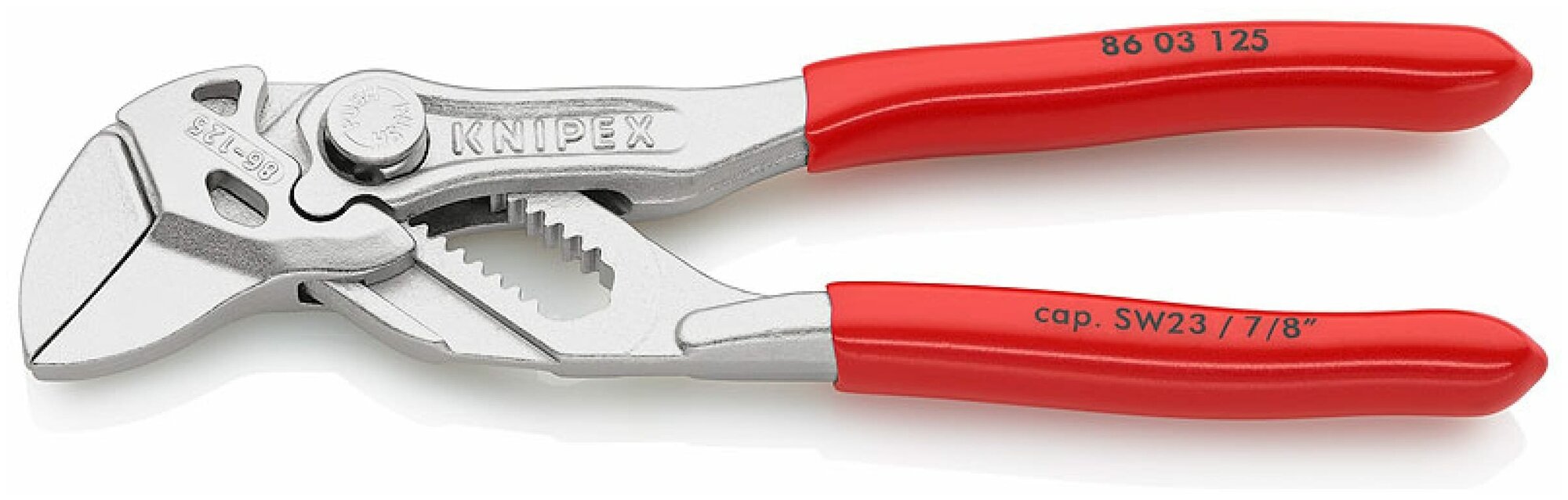 Клещи переставные-гаечный ключ, 125 мм, KNIPEX KN-8603125