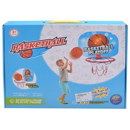 Купить Игровой набор наша игрушка 002 баскетбол, щит - 36*29 см, Наша игрушка