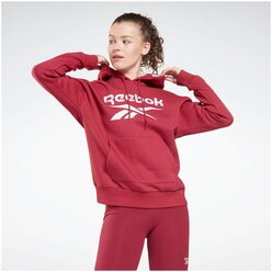 Толстовка Reebok RI BL Fleece Hoody Красный S GV3287