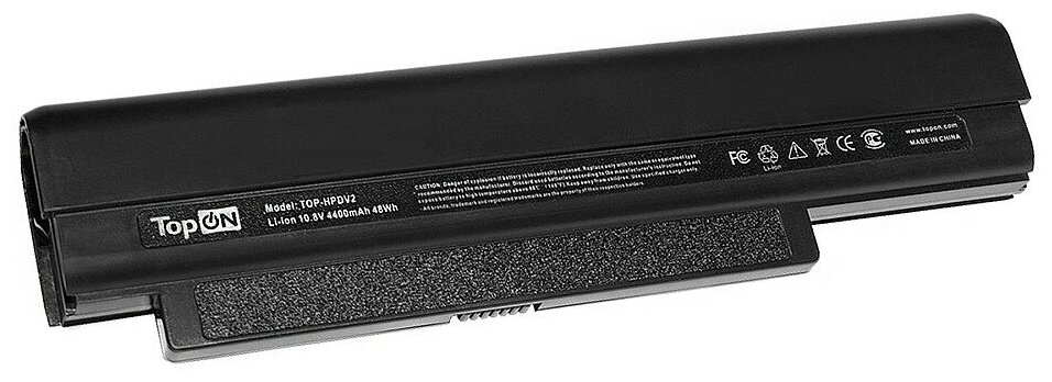 Аккумулятор TopON TOP-HPDV2 для HP Pavilion dv2, Pavilion dv2-1001, Pavilion dv2-1002 - 10.8V 4400mAh - фото №4