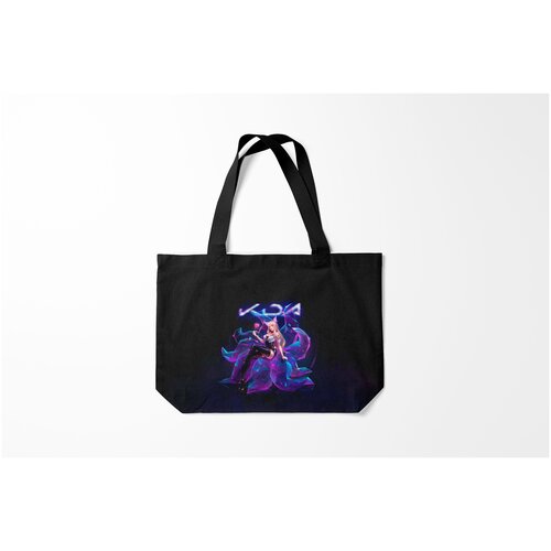 Сумка-шоппер / 46х35 см / Геймерам / League Of Legends Ahri. KDA