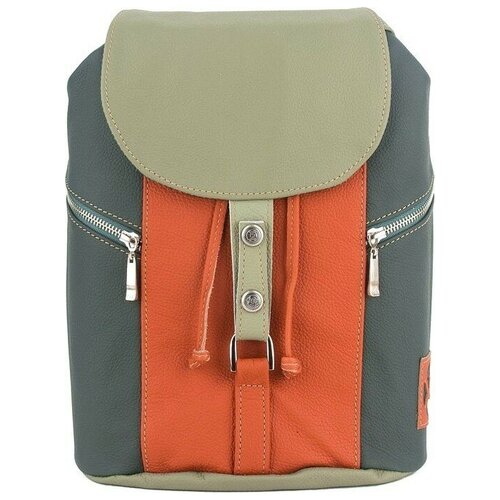 фото Рюкзак sofitone rs 003 b4-c7-d7 терракотовый-зеленый