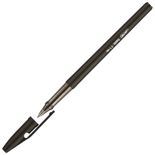 Ручка шариковая неавтоматическая Attache Basic 0,5мм маслян.черный Россия