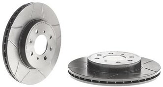 Комплект тормозных дисков передний brembo 09.5509.75 262x21 для Lotus, Honda, MG, Rover, DongFeng (2 шт.)