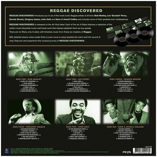 Виниловая пластинка сборник DISCOVERED REGGAE