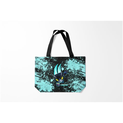 фото Сумка-шоппер / 46х35 см / геймерам / brawl stars crow burnettie