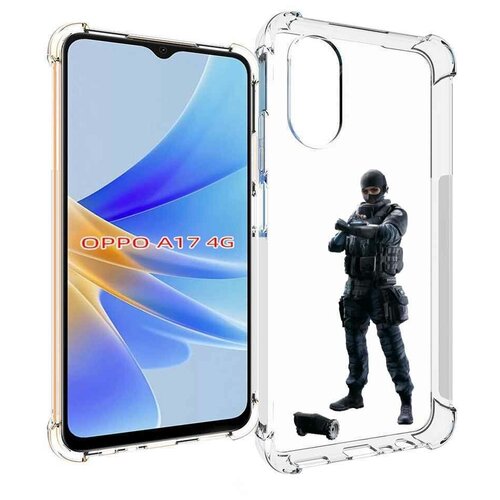 Чехол MyPads Tom-Clancy's-Rainbow-Six-1 для OPPO A17 задняя-панель-накладка-бампер