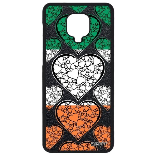 фото Противоударный чехол на мобильный // xiaomi redmi note 9s // "флаг ирландии с сердцем" патриот страна, utaupia, цветной