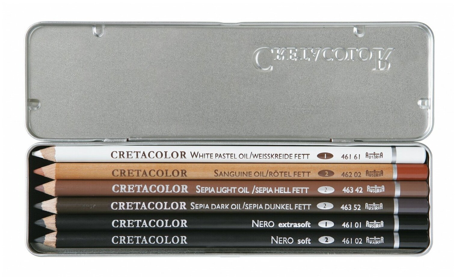 Цветные карандаши CretacoloR Набор масляных художественных карандашей OIL PENCILS