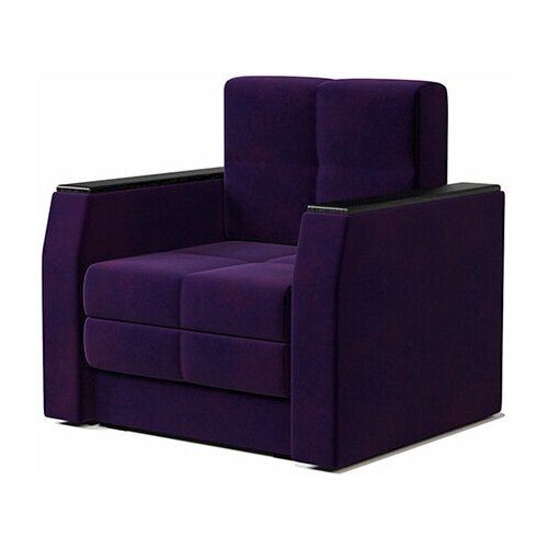 Кресло-кровать Атлант велюр фиолетовый