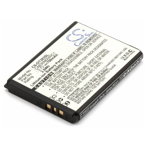 Аккумулятор для Alcatel CAB2170000C1, CAB30M0000C1 (700mAh)