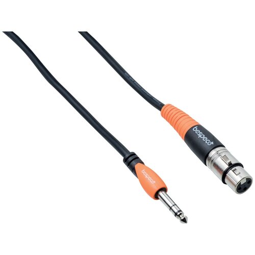 Кабель аудио 1xJack - 1xXLR Bespeco SLSF900 9.0m кабель коаксиальный bespeco sldr300