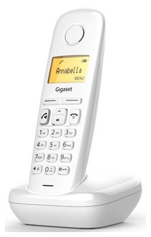 РТелефон Dect Gigaset A270 SYS RUS белый АОН - фотография № 2