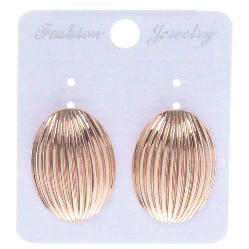 Серьги женские «Fashion Collection - Anna», цвет серебро и золото, 2,5*2см