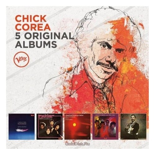 Компакт-диски, Verve Records, CHICK COREA - Original Albums (5CD) компакт диски ecm records chick corea solo piano 3cd