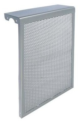Экран на чугунный радиатор "Лидер", 390х610х150 мм, 4 секции, металлический, цвет металлик Лидер 482 .
