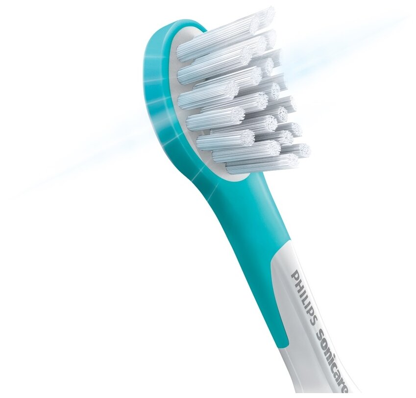 Набор насадок Philips Sonicare For Kids HX6034/33 для ирригатора и звуковой щетки, белый/голубой, 4 шт. - фотография № 2