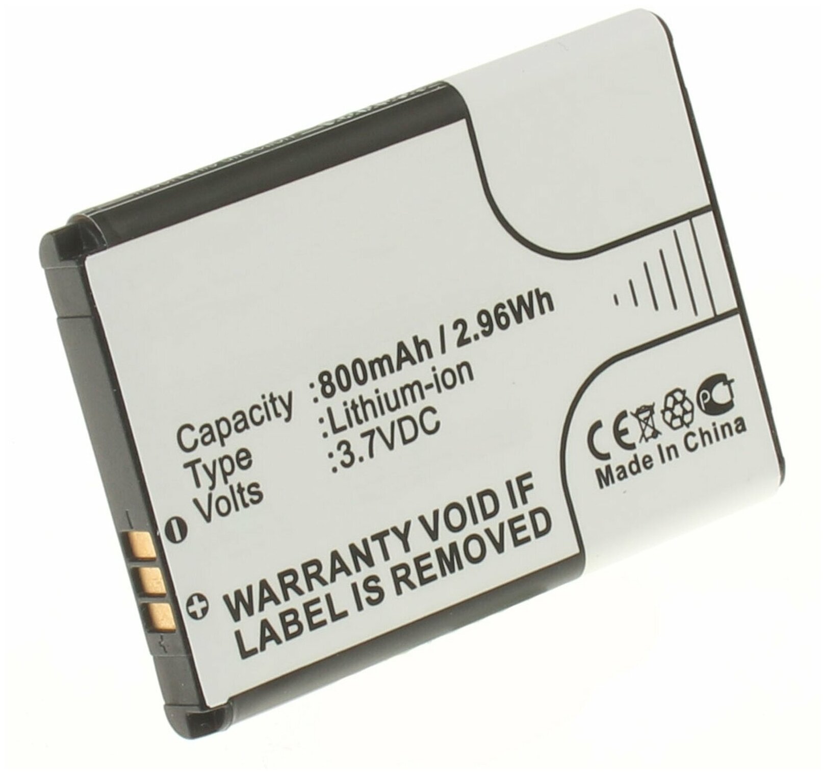 Аккумулятор iBatt iB-U25-M256 800mAh для Samsung SGH-C140, SGH-C130, SGH-E900, SGH-X520, SGH-B300, SGH-E500, GT-E2120, SGH-C520,