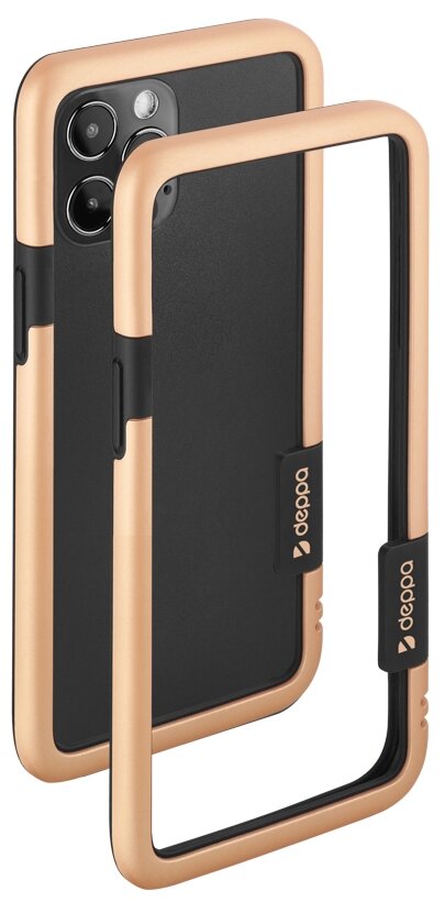 Бампер защитный Soft Bumper для Apple iPhone 12 Pro Max, золотой, Deppa 870056