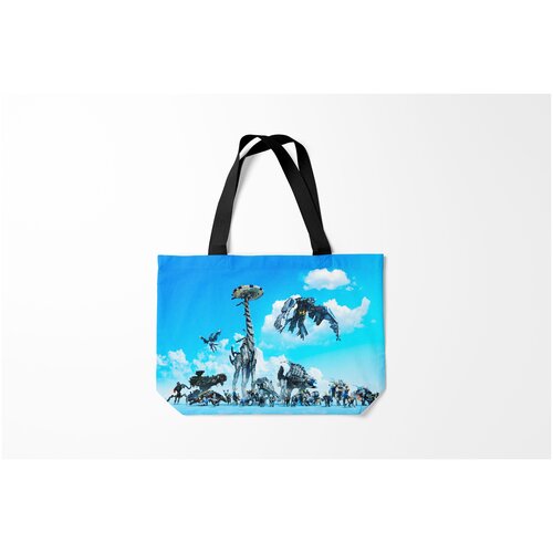 фото Сумка-шоппер / 46х35 см / геймерам / horizon zero dawn burnettie