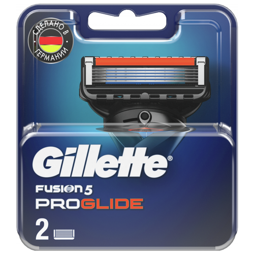 сменные кассеты для бритвы 2шт gillette fusion5 proglide 2 шт Сменная кассета Gillette Fusion5 ProGlide, 2 шт