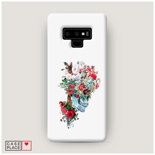 фото Чехол пластиковый samsung galaxy note 9 цветочная прическа case place