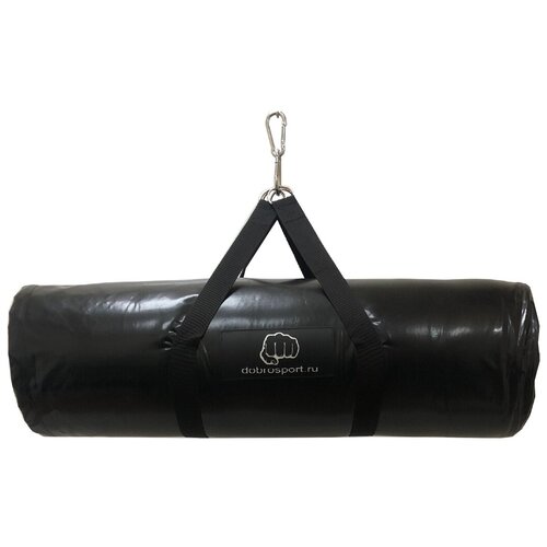 фото Боксёрский мешок таран 80х28, 25 кг, черный, пвх dobro