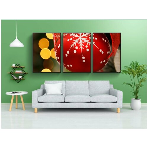 фото Набор модулных постеров для интерьера "мяч, безделушка, филиал" 60x90 см. в тубусе, без рамки lotsprints