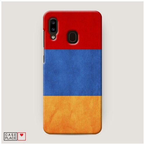 фото Чехол пластиковый samsung galaxy a20 флаг армении case place