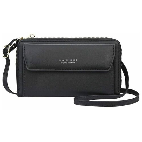 фото Сумка-кошелек 634, цвет черный luckset