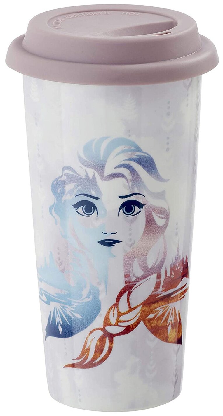 Кружка керамическая Funko Disney Frozen 2 Fearless Fearless Lidded Mug UT-FR06287 - фотография № 1