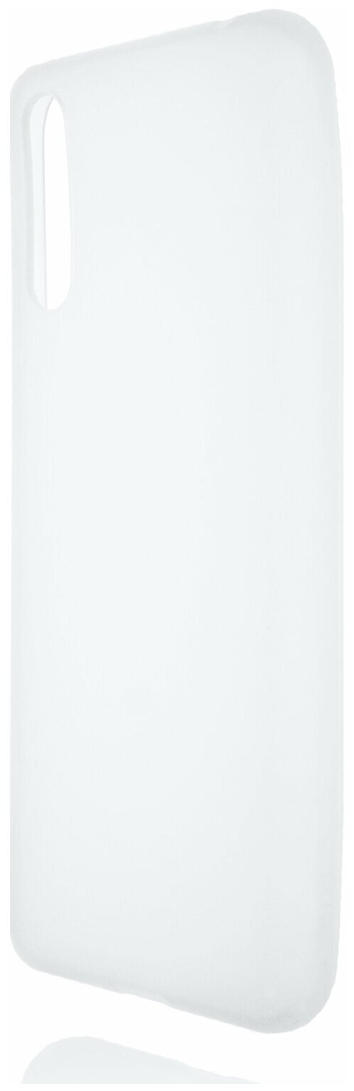 Силиконовый матовый полупрозрачный чехол для Huawei Y8p/30i белый