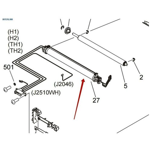 Canon Термоузел лента фиксации в сборе Fuser Film Assembly (R) [FM3-9382-010000, FM3-9382-000000] для iR 2520, 2525, 2530