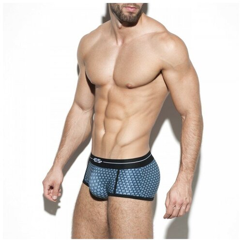 фото Трусы-боксеры "diamond boxer - cobalt" / es collection / синий / размер s