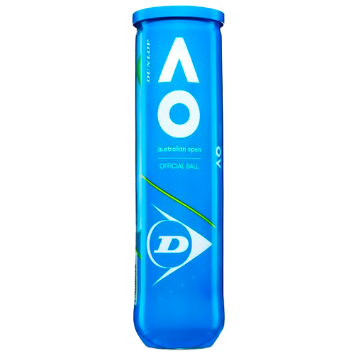 Теннисные мячи Dunlop Australian Open x4 мяч теннисный dunlop australian open 601355 одобр itf фетр нат резина уп 4 шт желтый