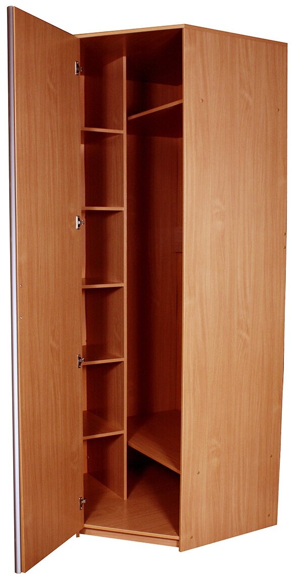 Угловой шкаф Шарм-Дизайн Премиум 80х45х240 Вишня Оксфорд