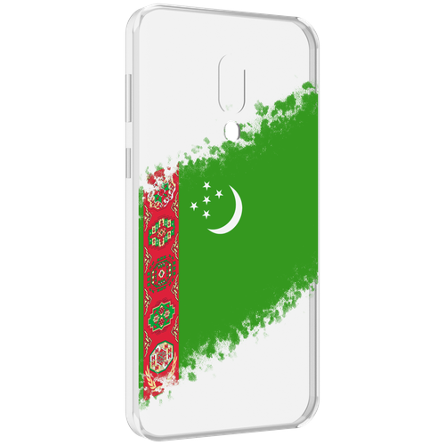 Чехол MyPads флаг герб Туркменистан-1 для Meizu 16 Plus / 16th Plus задняя-панель-накладка-бампер