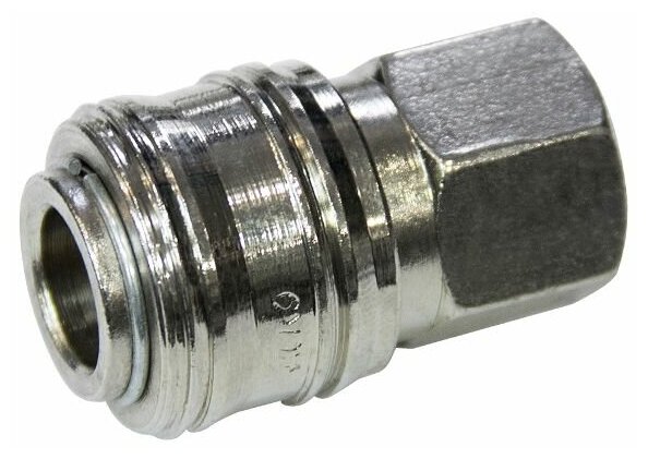фото Штуцер быстросъемное соединение (брс) муфта "рапид мама" - "внутренняя резьба 1/4" воздушный пневматический быстроразъем AIST 90991224AE