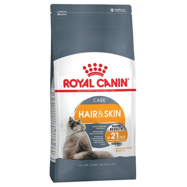 Royal Canin Hair & Skin Care Корм для Кошек 400 гр x 2 шт. - фотография № 5