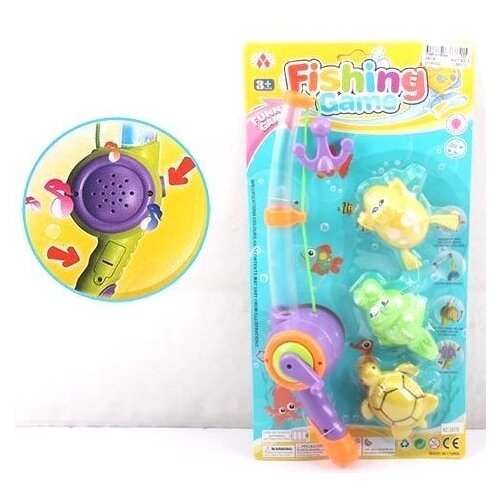 Shenzhen toys Игрушка Рыбалка (4 предмета) (свет, звук) в блистере