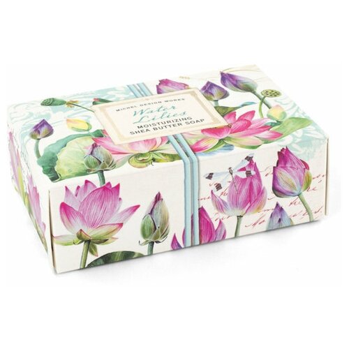 Мыло Michel Design Works Water Lilies Boxed Single Soaps michel design works honey almond boxed single soaps