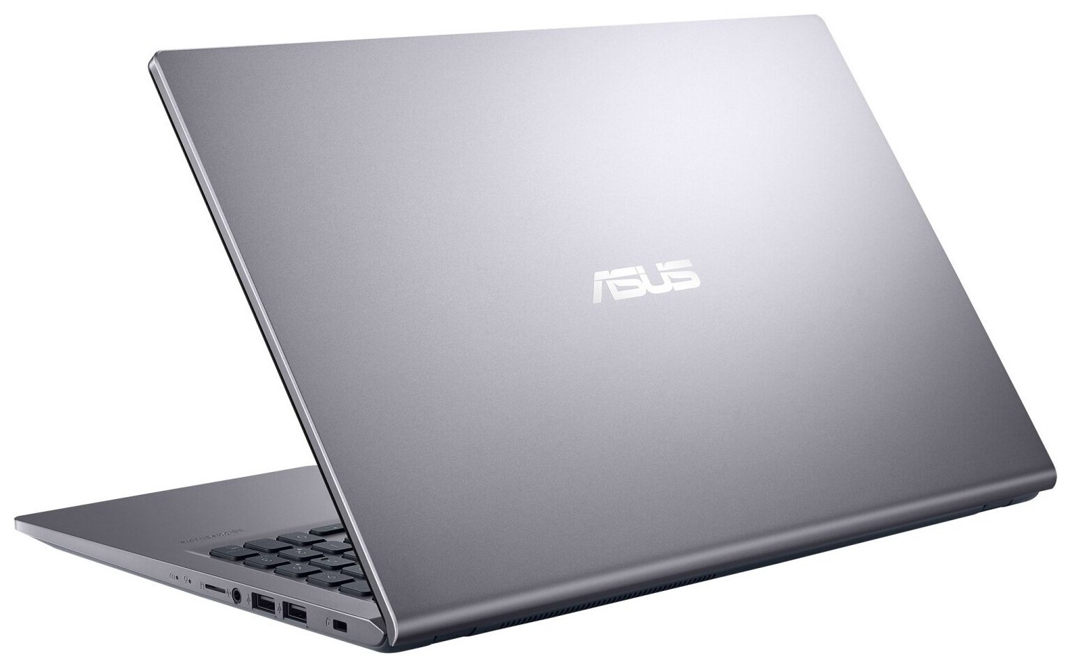 156 Ноутбук ASUS M515DA-BQ1255T 1920x1080 AMD Ryzen 3 3250U 26 ГГц RAM 8 ГБ DDR4 SSD 256 ГБ AMD Radeon Graphics Windows 10 Home 90NB0T41-M20710 серый